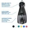 Fins - Go Sport Black