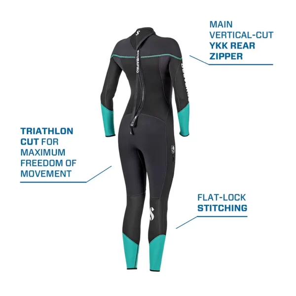 SP_63651X00_Sport_Steamer 3MM_G2_info06 Wetsuit - Sport Steamer 3mm Women